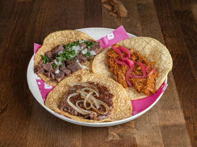 Signature Trio – 3 Tacos.