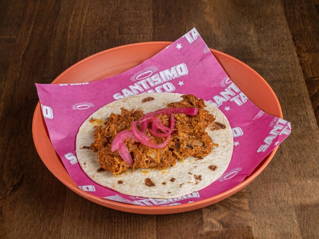 Taco Cochinita Harina.
